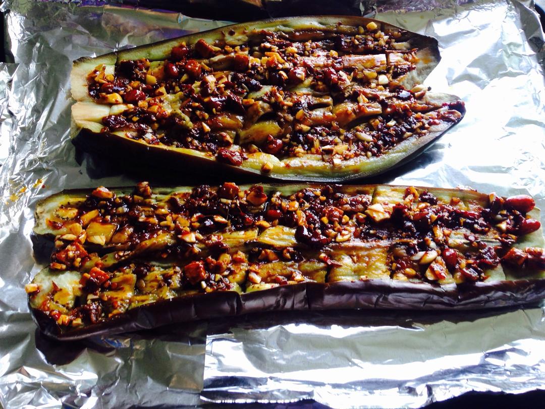 老干妈风味烤茄子