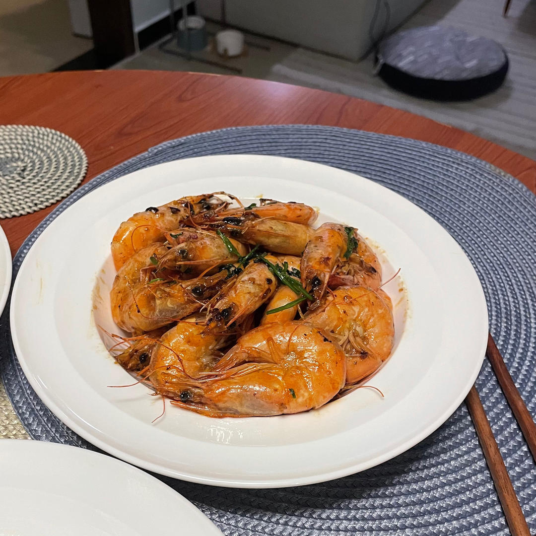 蒜香黑胡椒虾