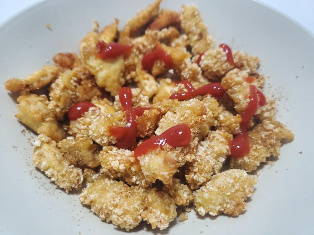 外酥里嫩自制鸡米花‼️口感完全不输肯德基