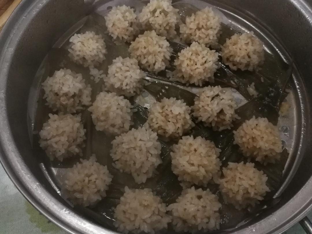 蒸糯米丸子