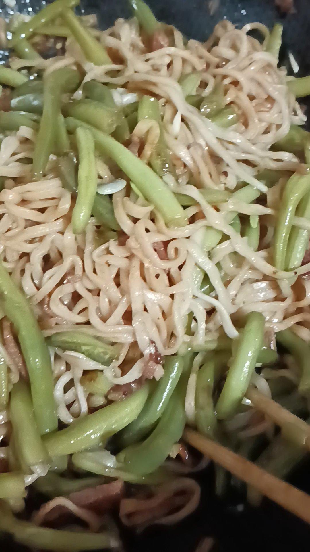 喷喷香的豆角焖面/河南蒸面/炒面
