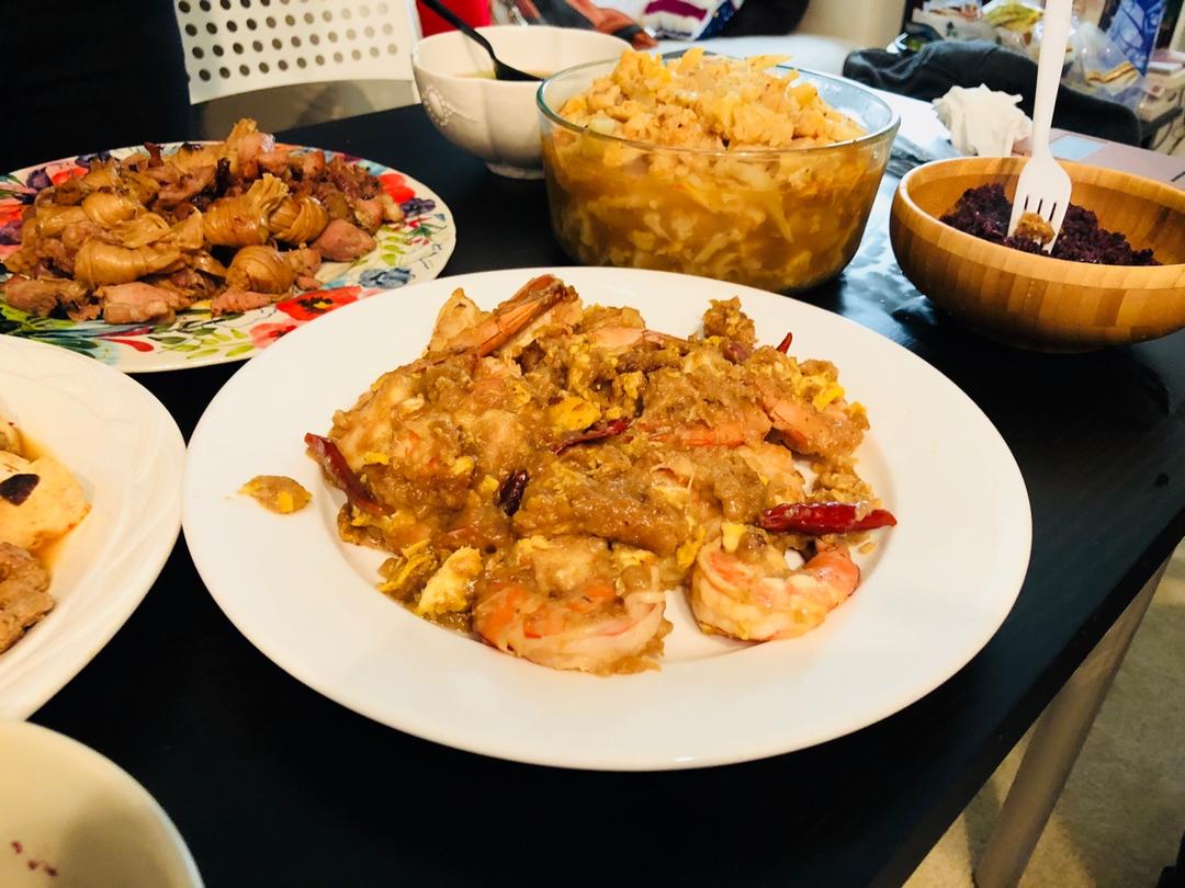 麦片虾