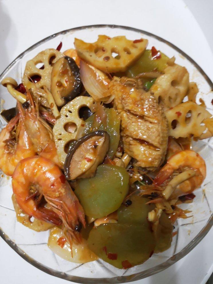 家庭麻辣香锅(实拍图，不修图)