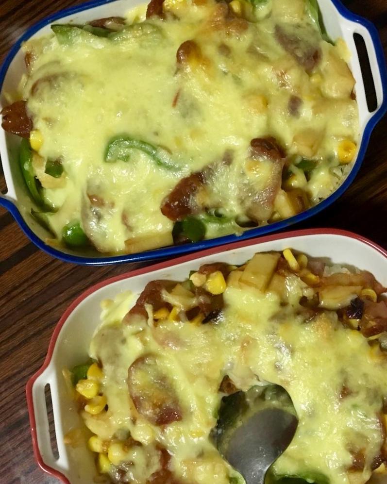 番茄鸡肉浓情焗饭【两人份】