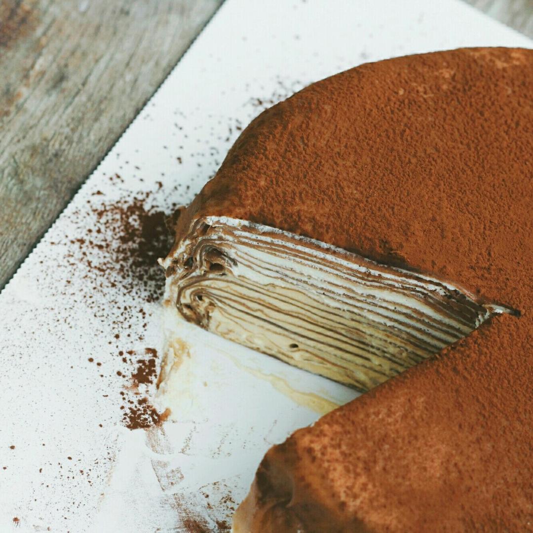 巧克力千层可丽饼