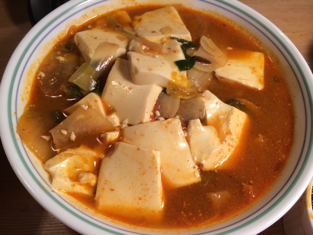 辣白菜豆腐汤