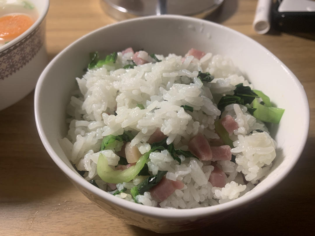 电饭煲咸肉菜饭