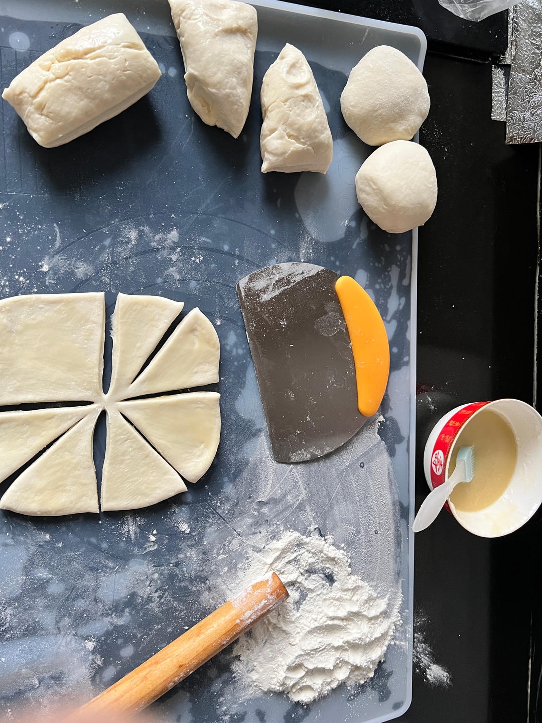 纯奶手撕吐司的做法 步骤1