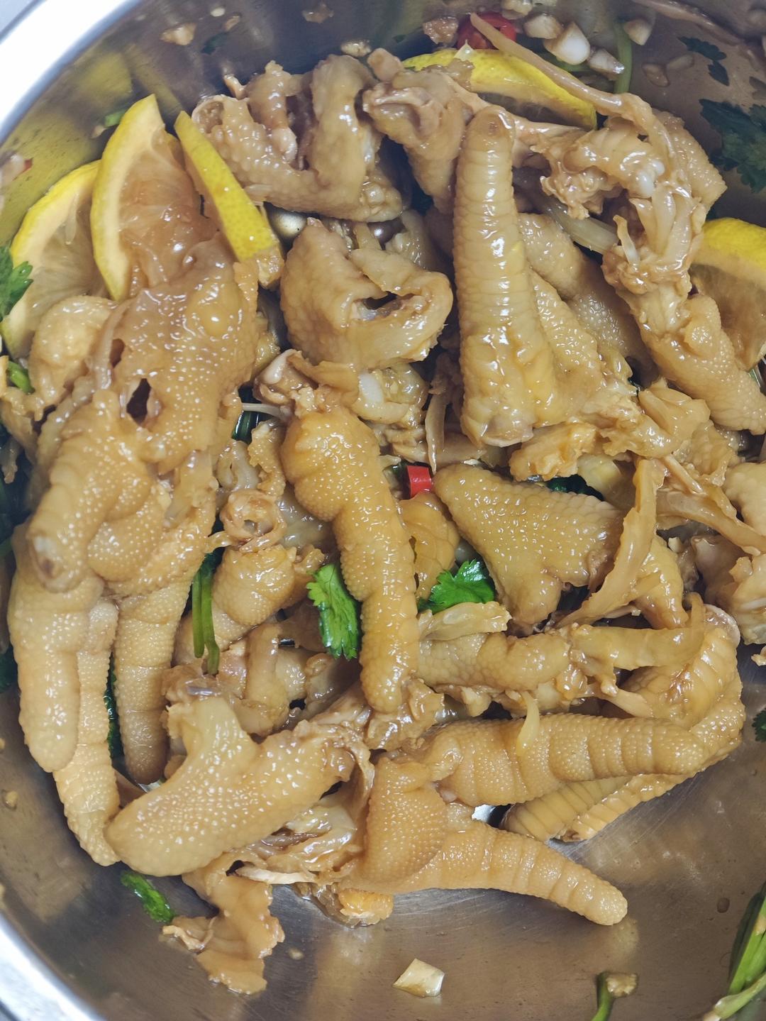 超简单的柠檬无骨鸡爪