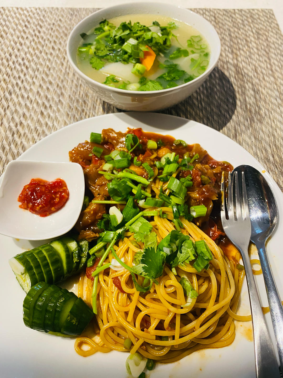 番茄肉酱意面