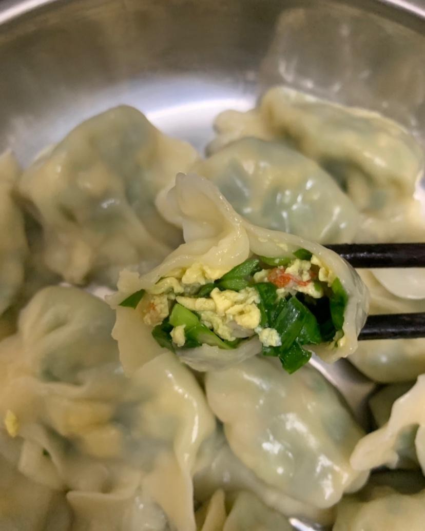 韭菜鸡蛋虾仁三鲜饺子