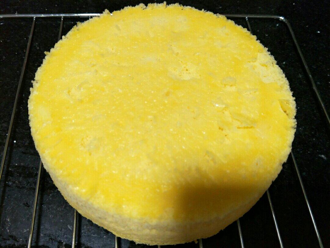 小烤箱6寸少糖戚风蛋糕/纸杯蛋糕