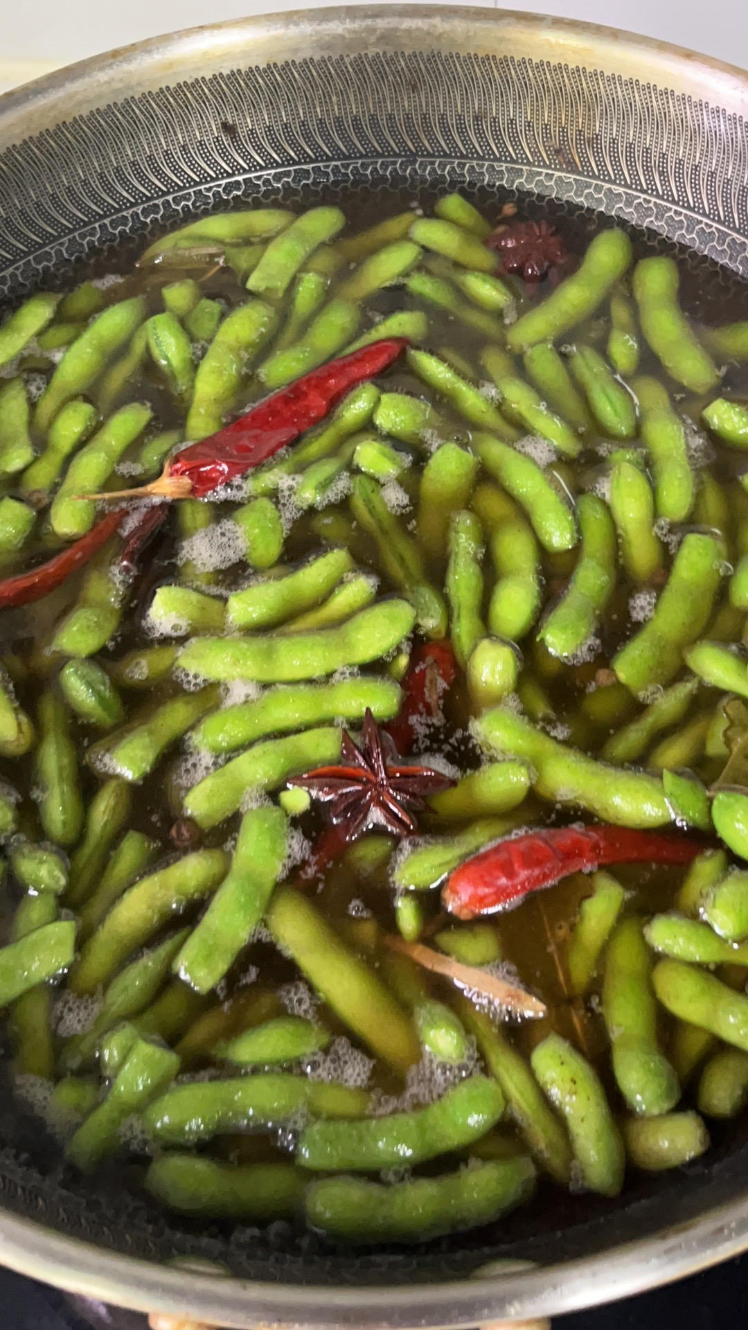 卤毛豆