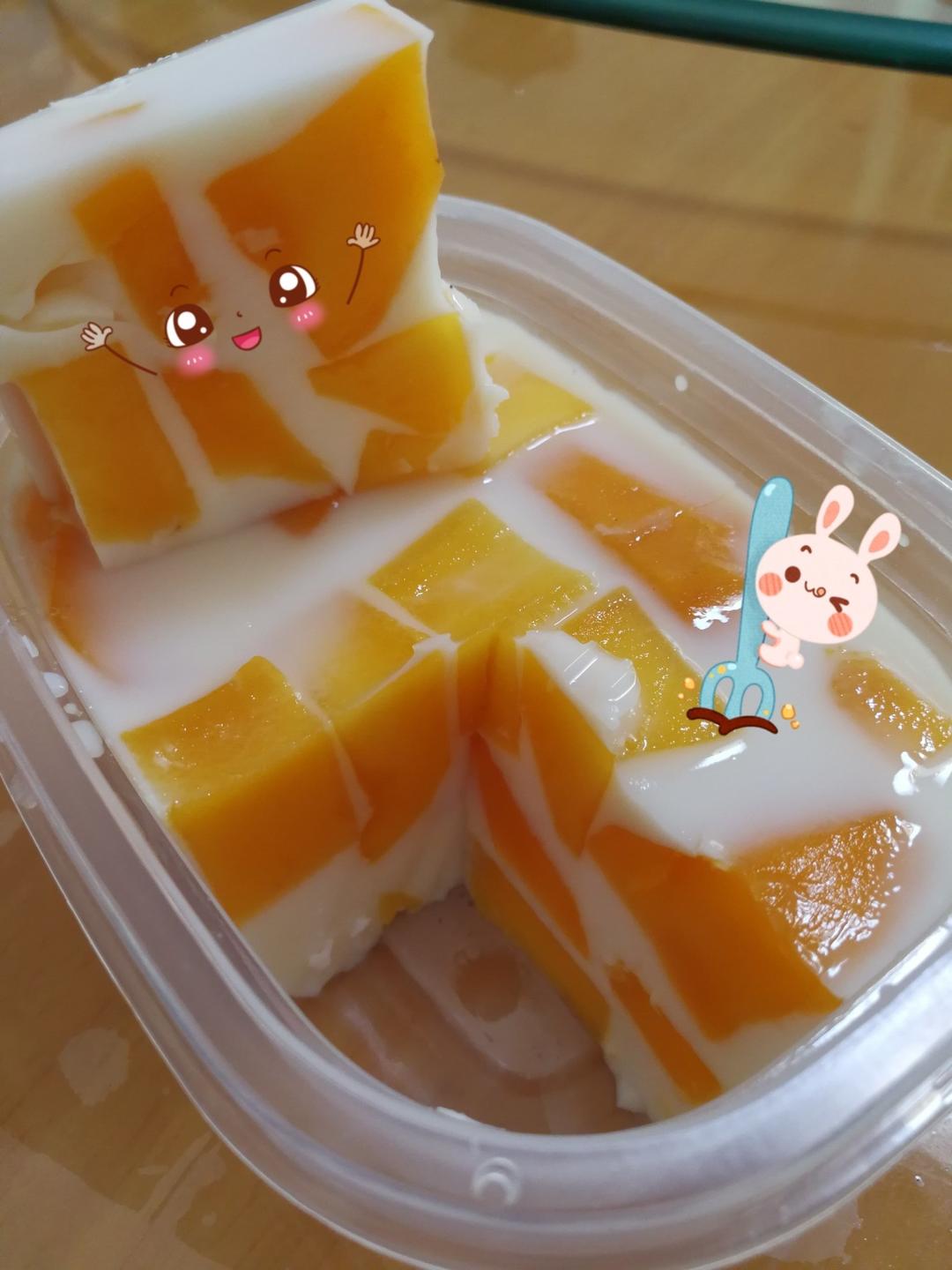 ayan_329做的粒粒芒果椰汁冻糕