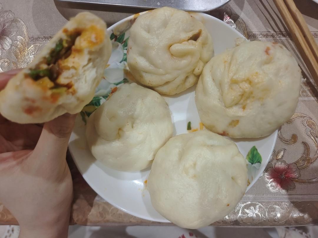 吃一次就爱上的青椒茄子😘😘包子