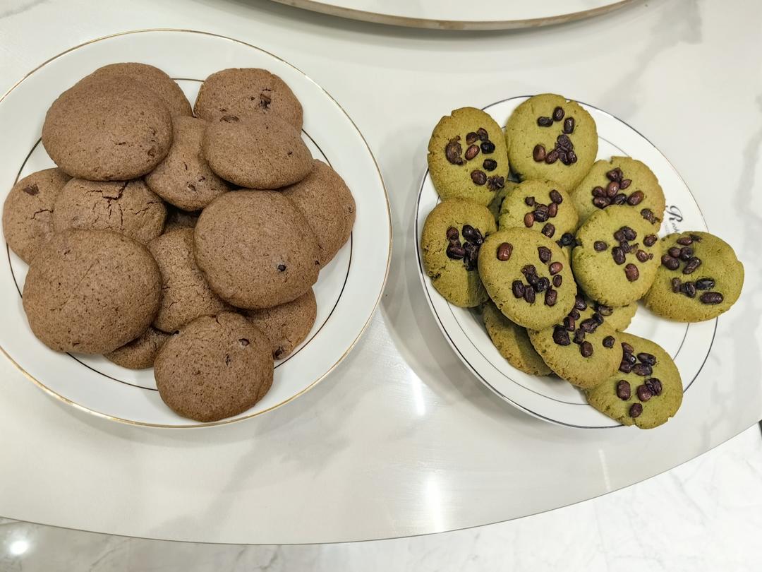 下午茶煲剧小甜点：抹茶软心曲奇巨好吃