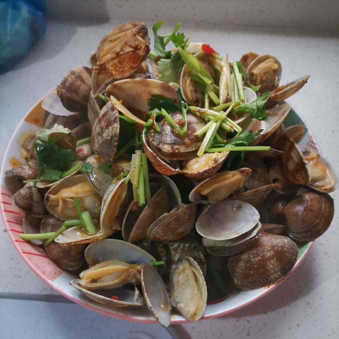 家常快手菜 爆炒花蛤（主调料仅三味）