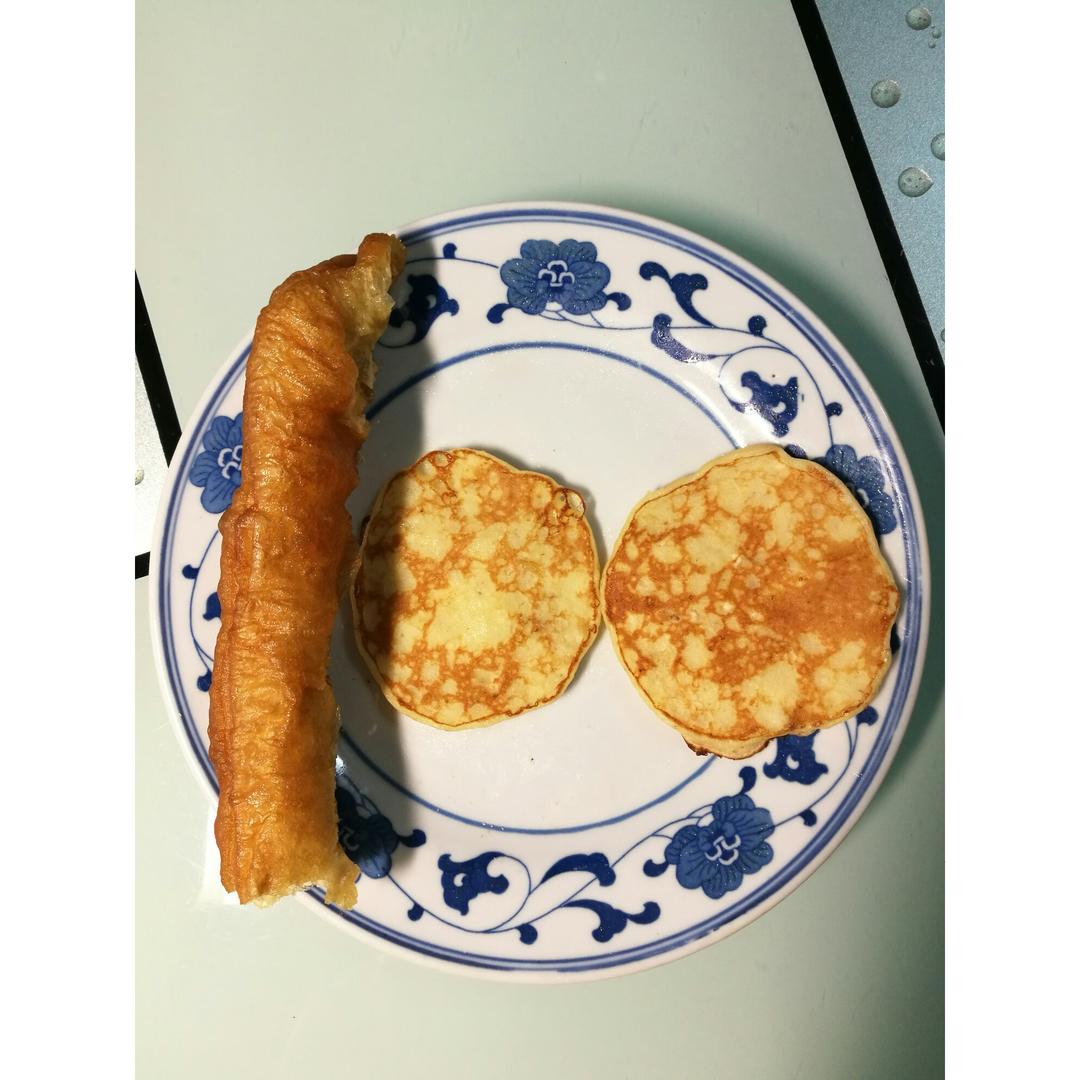 香蕉牛奶小煎饼