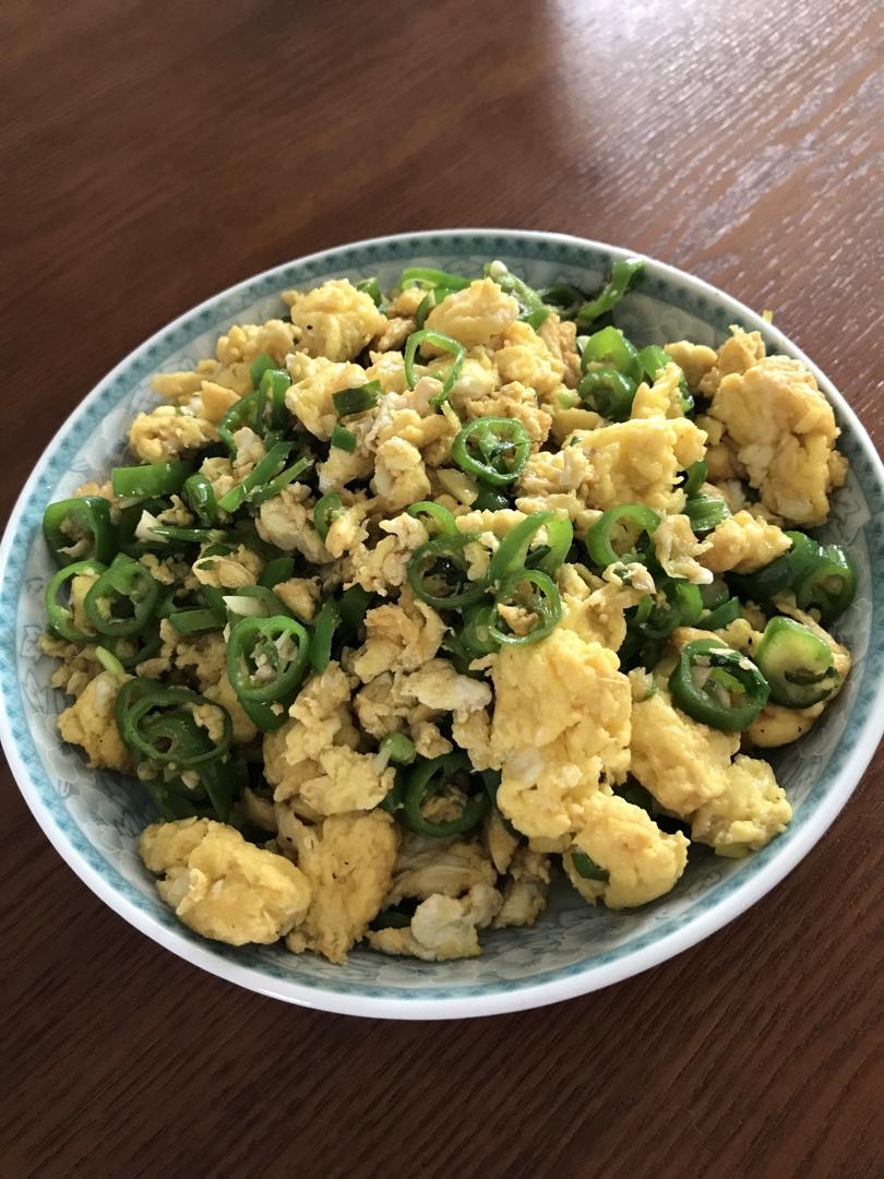 青椒炒鸭蛋