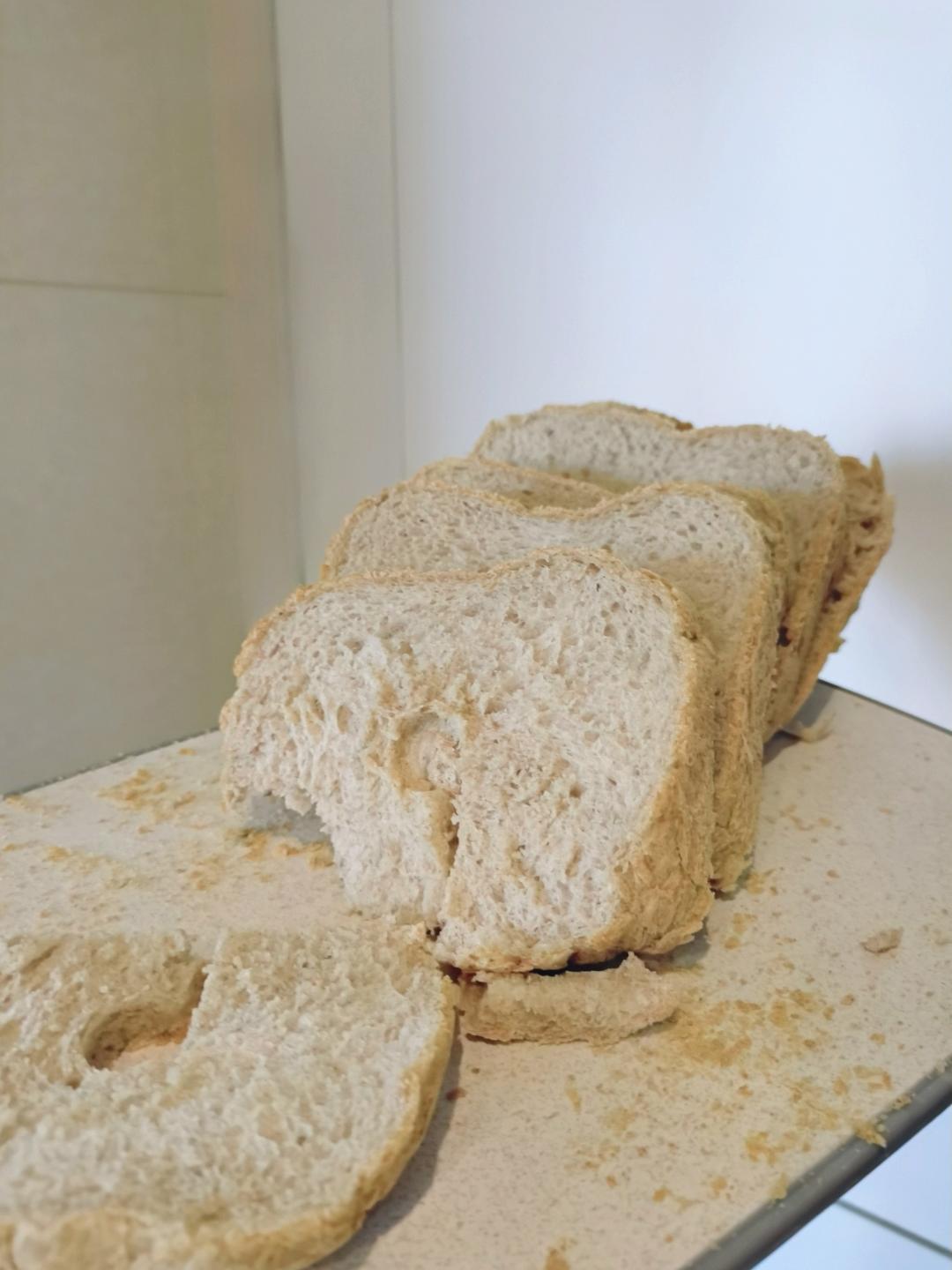 超软拉丝无糖50%全麦吐司面包（低脂.快手松下面包机版）