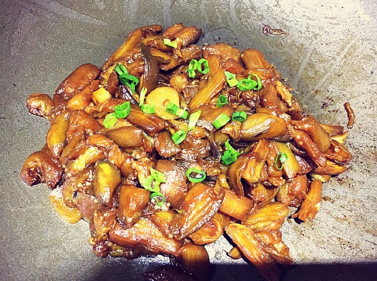 红烧肉末茄子