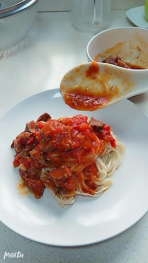 零失败～汁浓肉嫩哒番茄烩牛肉粒（拌面、饭神器）的做法 步骤7