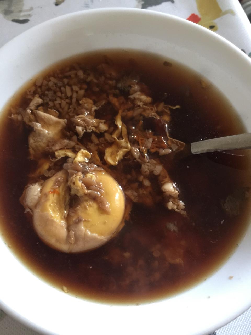老红糖醪糟窝鸡蛋