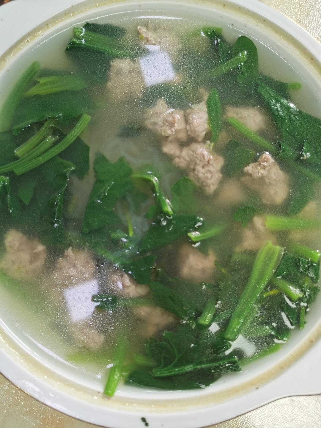 牛肉丸子汤（家传做法）