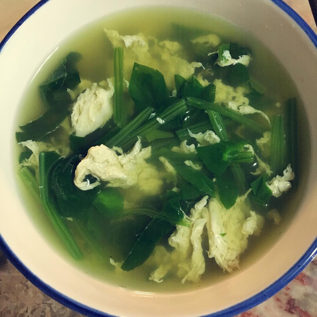 菠菜鸡蛋汤