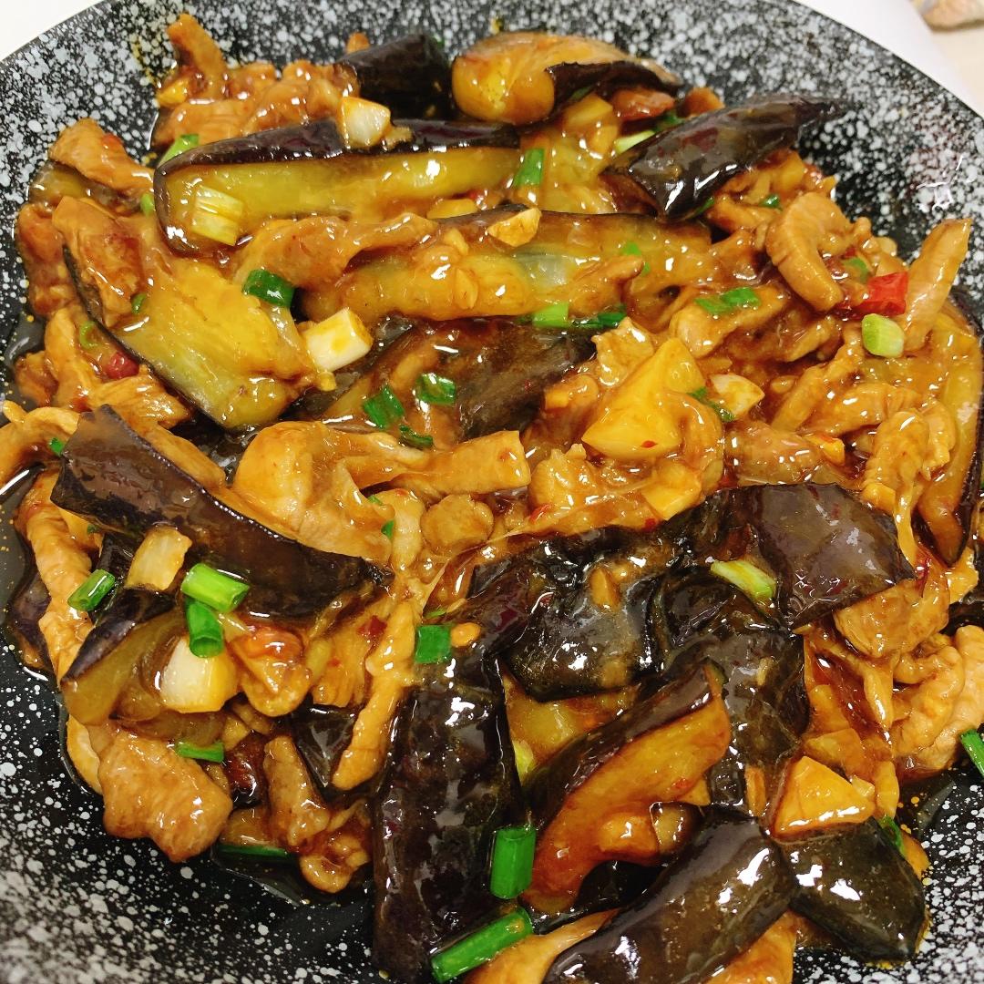 红烧肉沫茄子