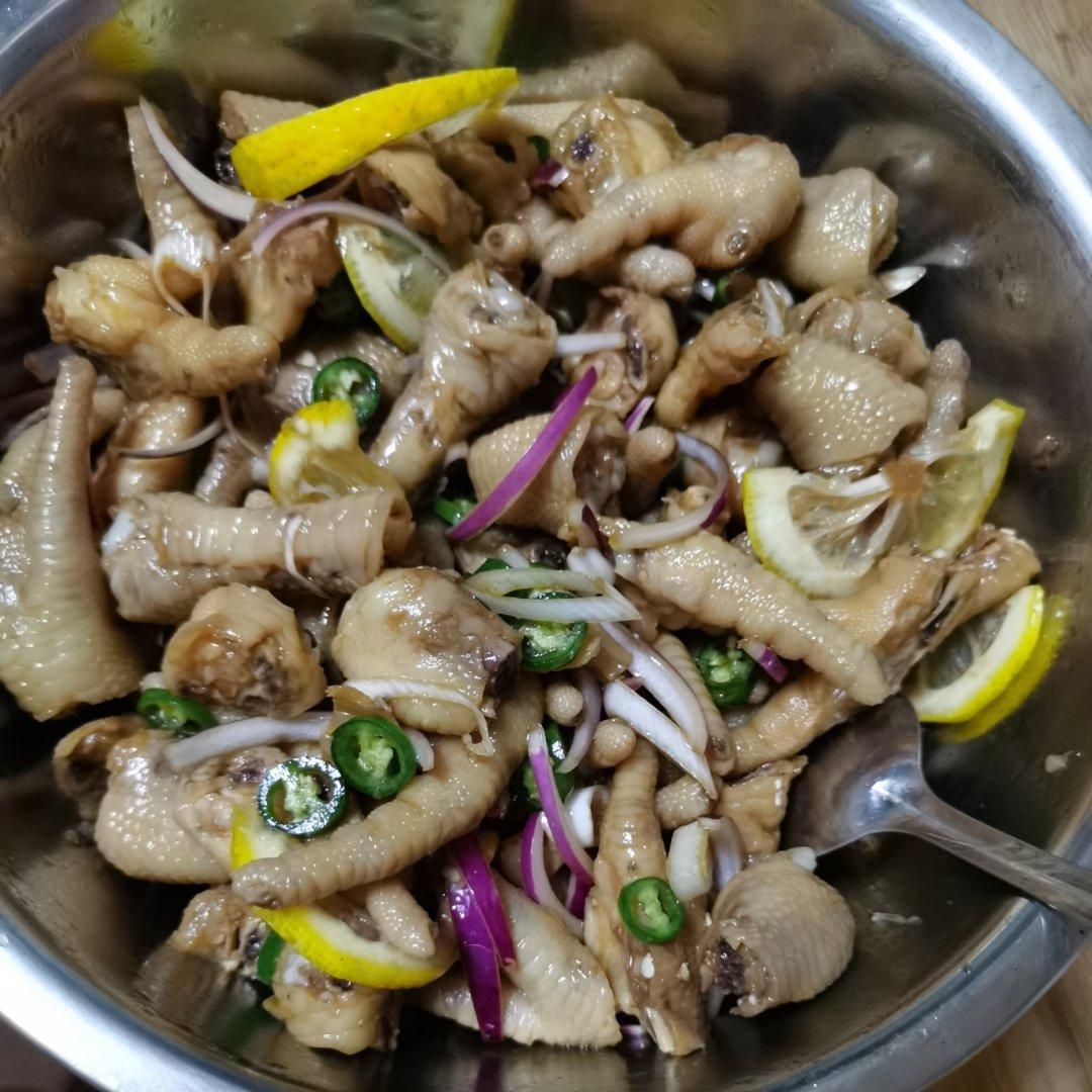 【柠檬酸辣鸡爪】自制超级无敌美味的网红鸡爪
