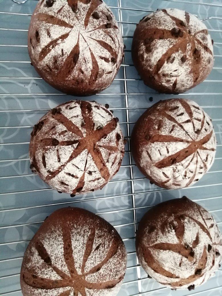 巧克力蔓越莓软欧