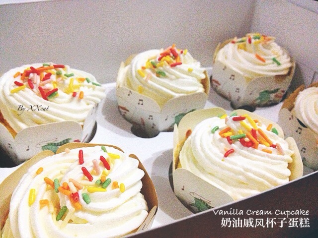 奶油戚风杯子蛋糕