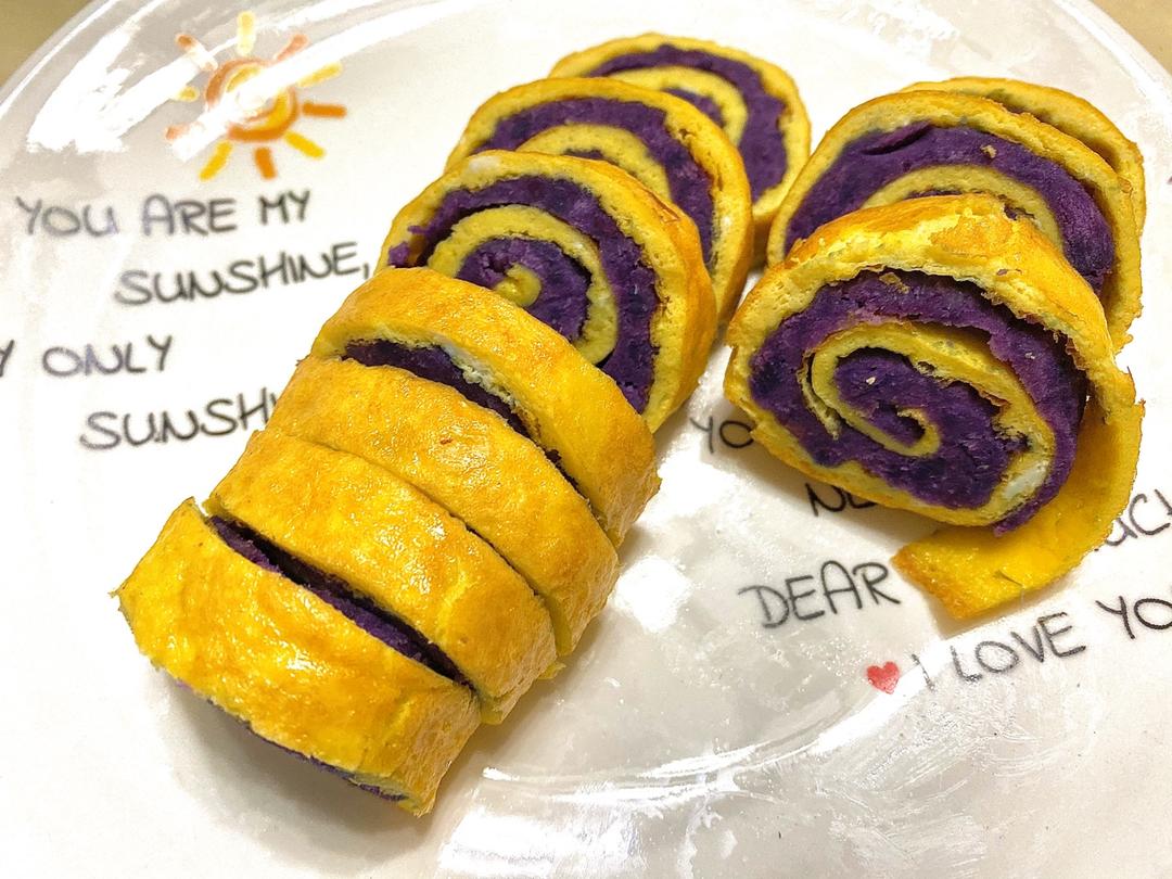 减肥必备❗紫薯鸡蛋卷