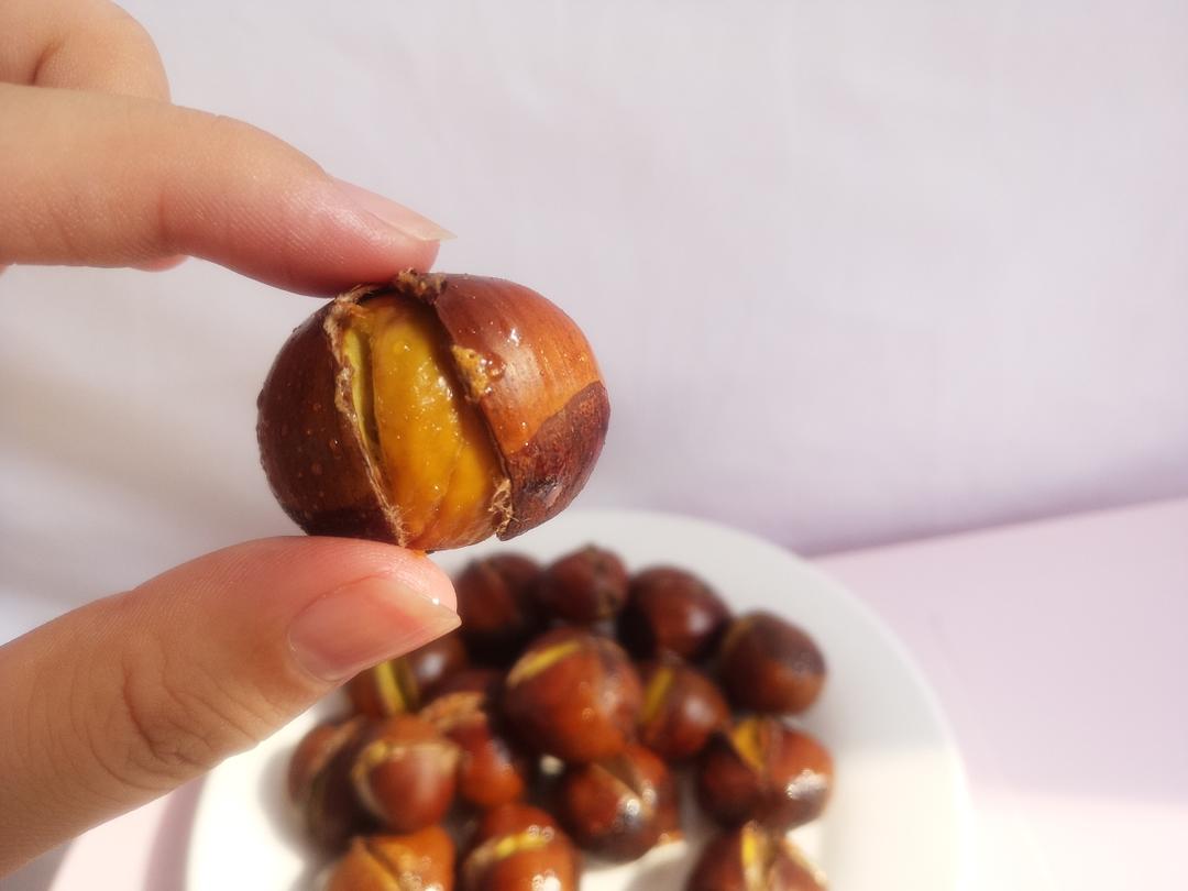 香甜软糯烤板栗