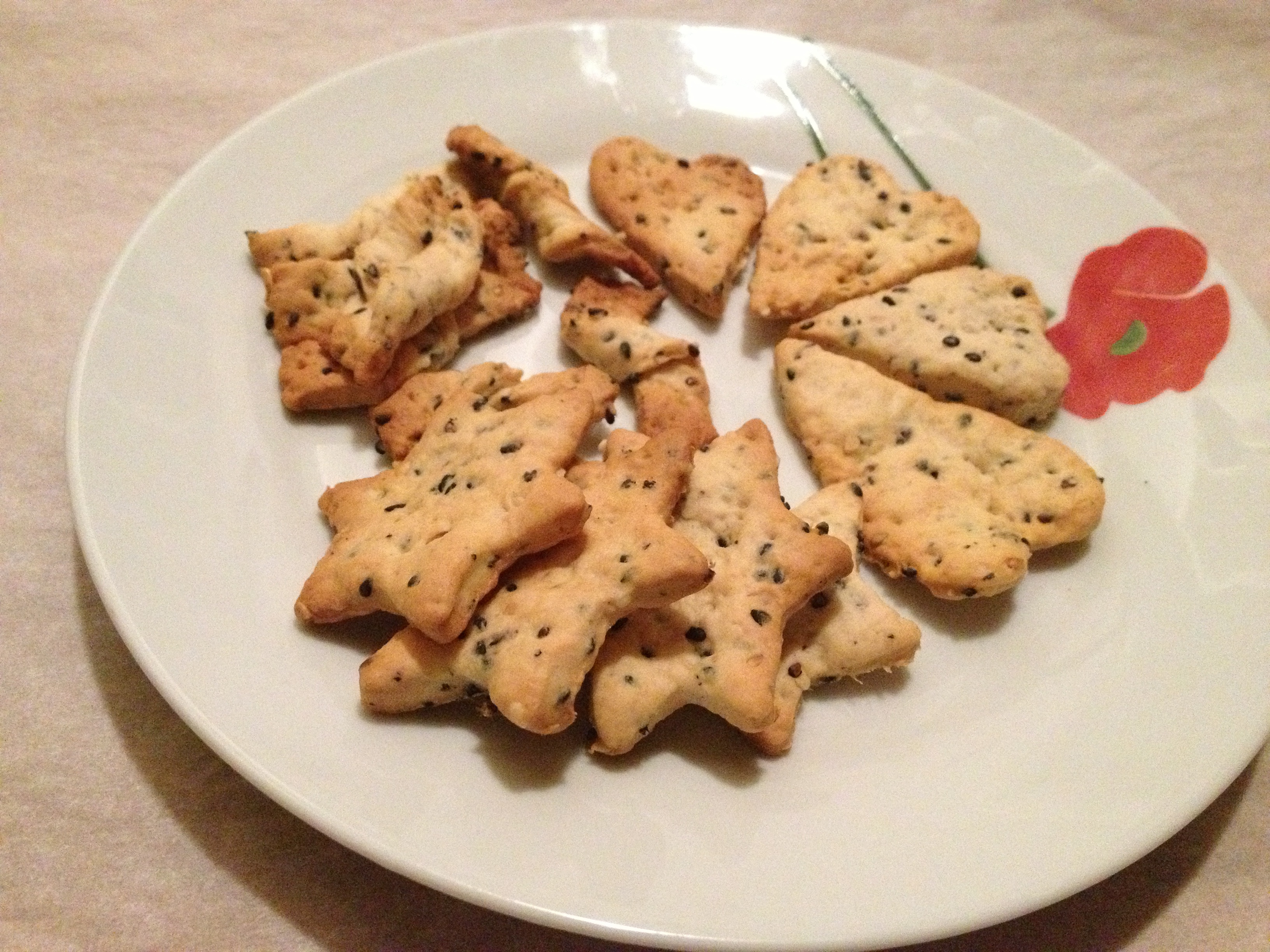 黑芝麻咸香饼干