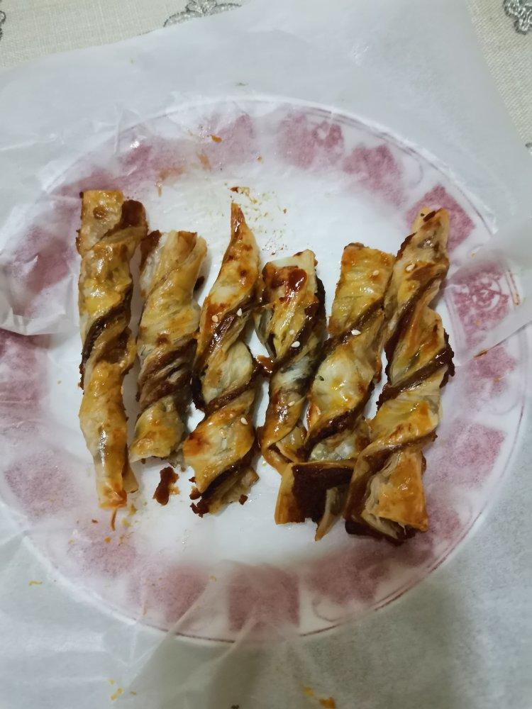 手抓饼版の红豆沙扭扭酥︱超好吃的小点心！