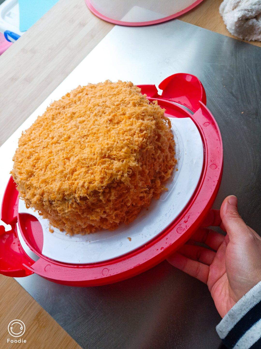 肉松沙拉生日蛋糕