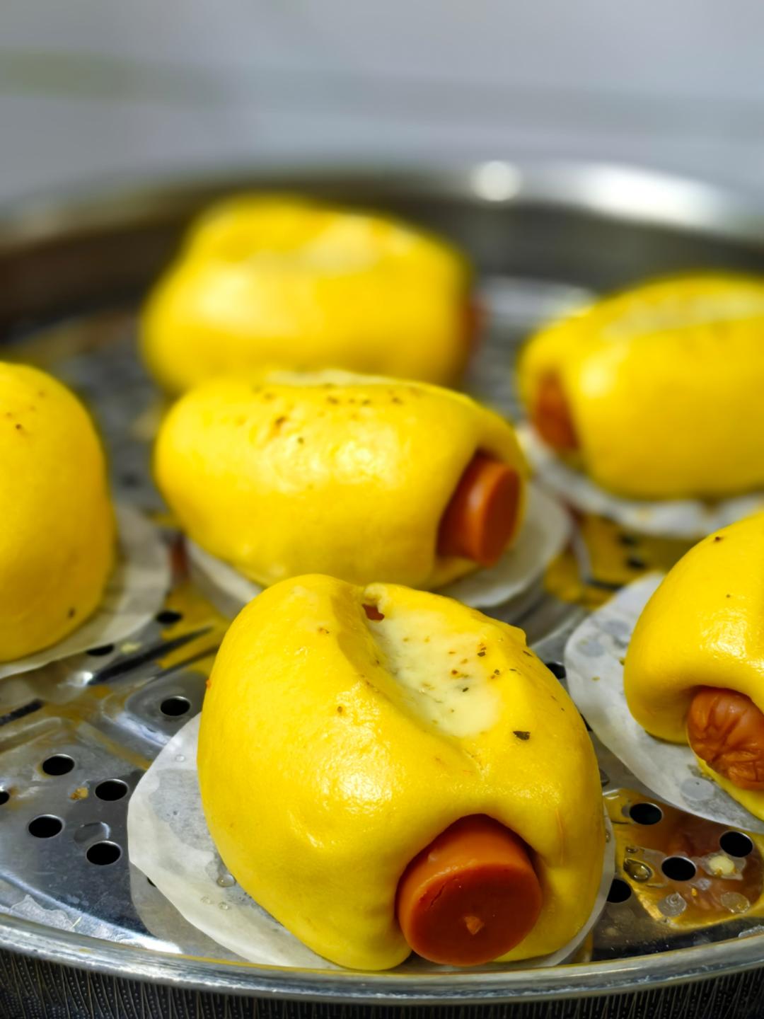 芝士火腿肠南瓜包