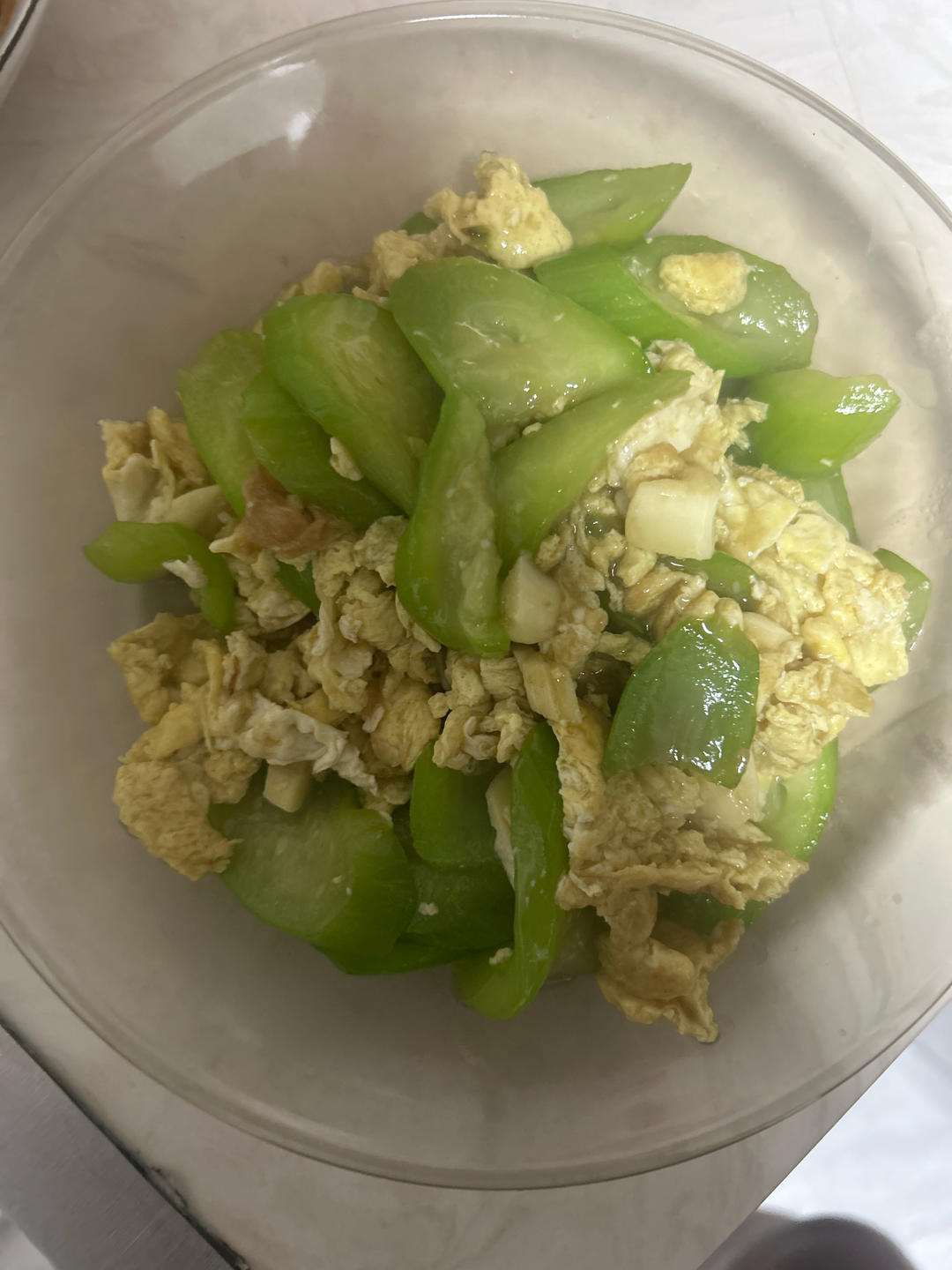 简单快手，五分钟搞定的丝瓜炒蛋