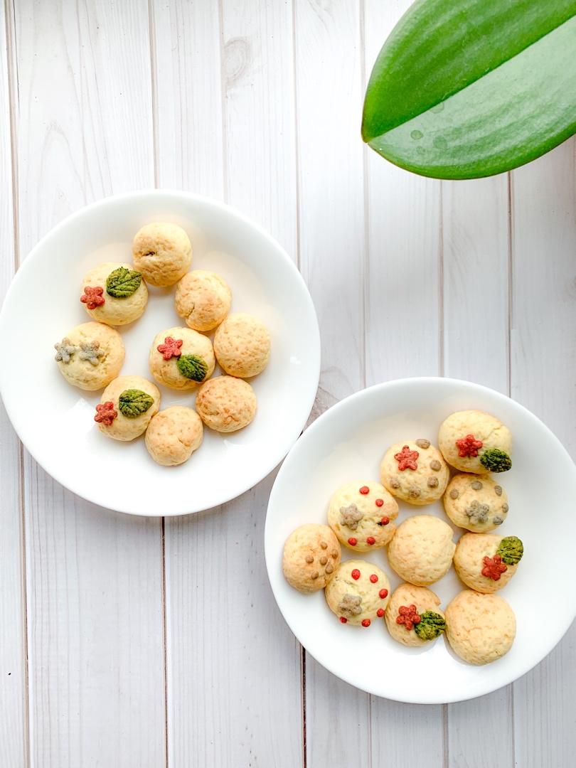 奶香酥软小球咬开有惊喜（原创）