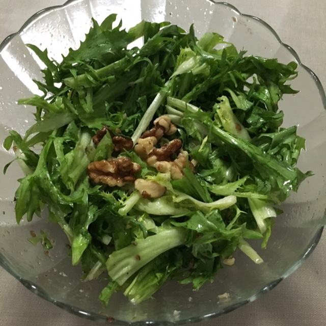 苦菊素拌核桃仁——绝配的口感