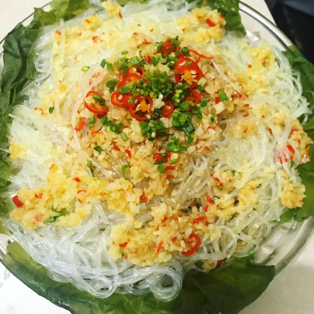 hjr-457做的蒜蓉蒸粉丝