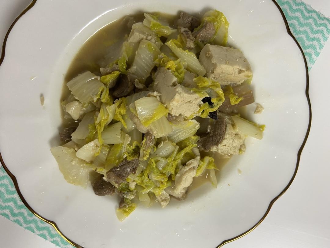 白菜炖豆腐