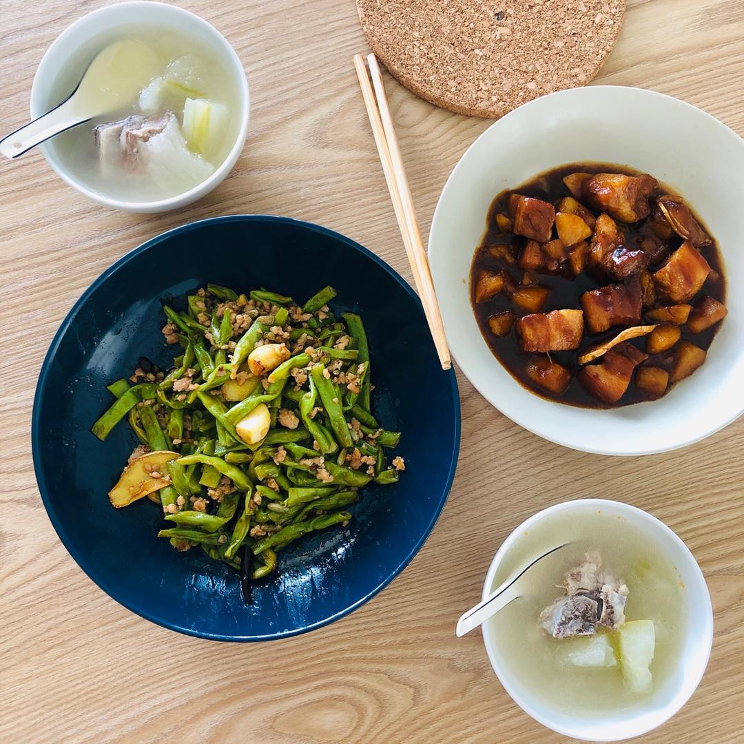 干煸肉末四季豆