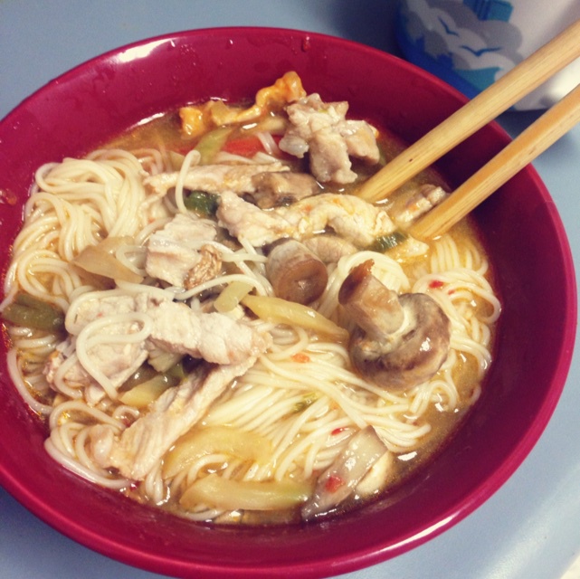 香辣榨菜肉丝面