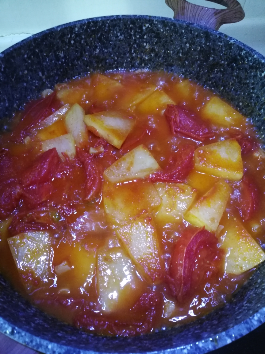 西红柿炒冬瓜加干贝的做法 步骤15