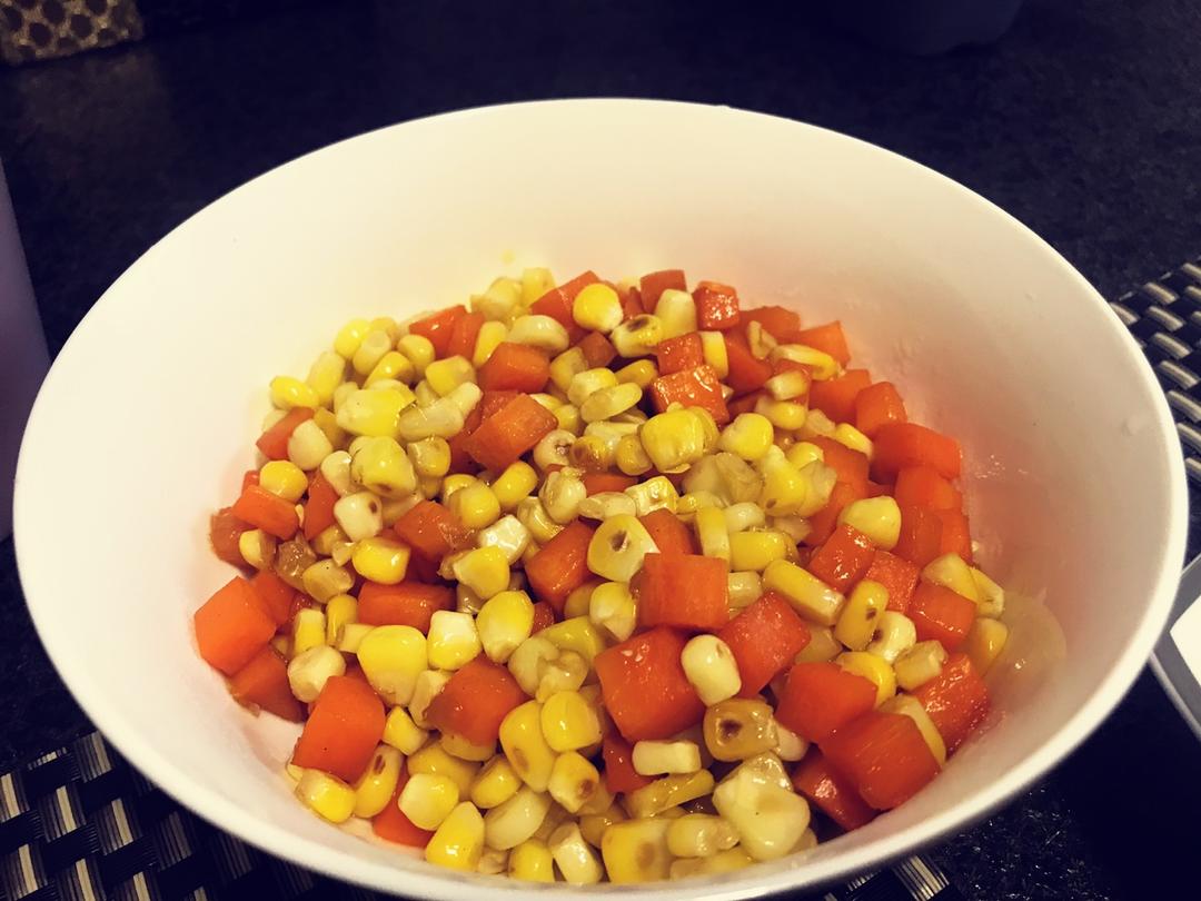jason吃吃吃做的玉米粒炒胡萝卜