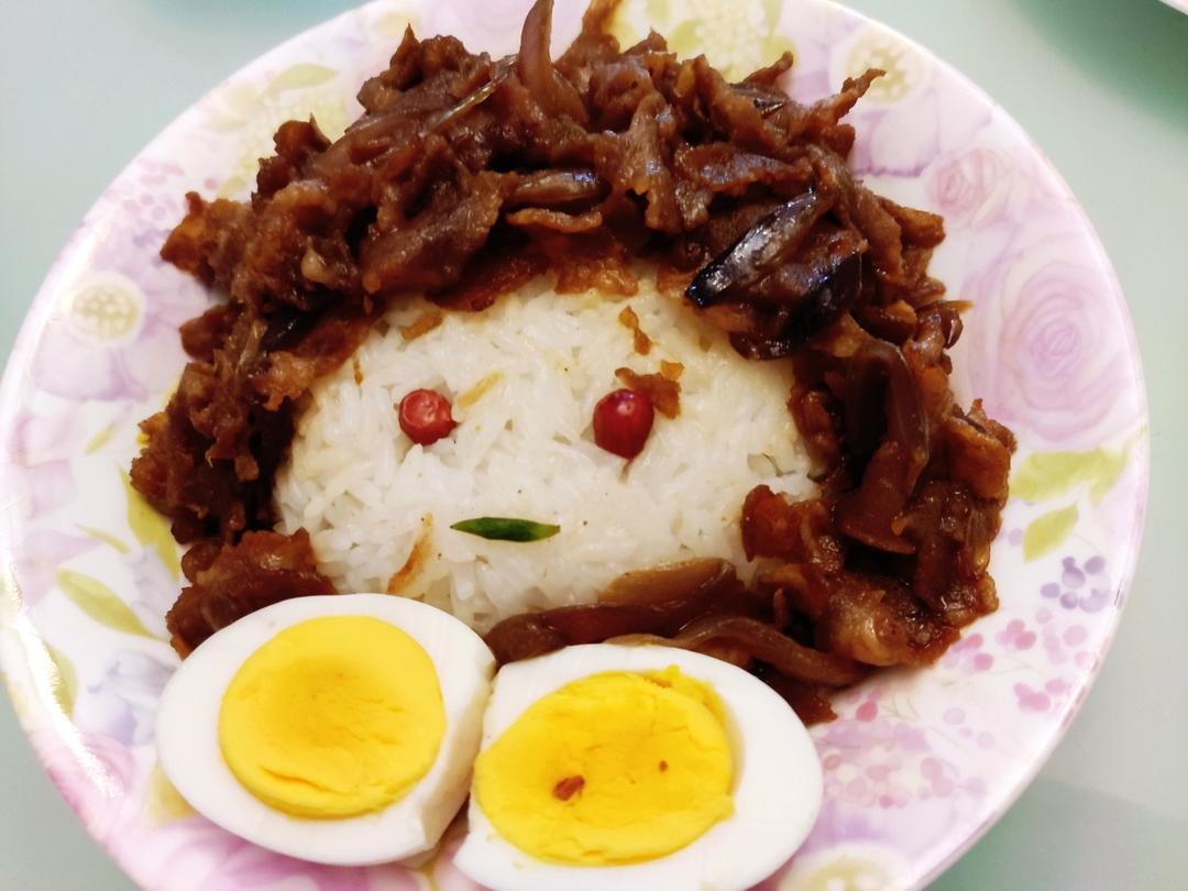 【调料简单的牛丼饭】