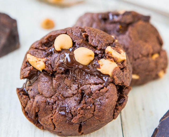 Peanut Butter chocolate cookies的做法